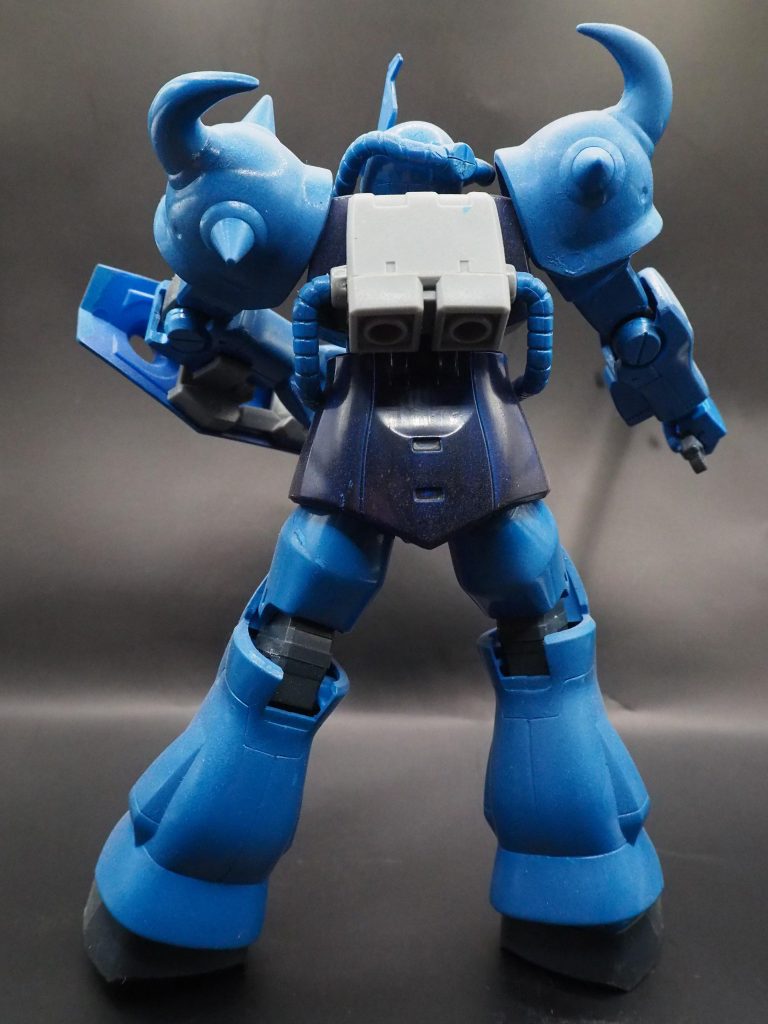 退色はしていますが思った通りにはなりませんでした。モノアイシールが白くなっただけでした