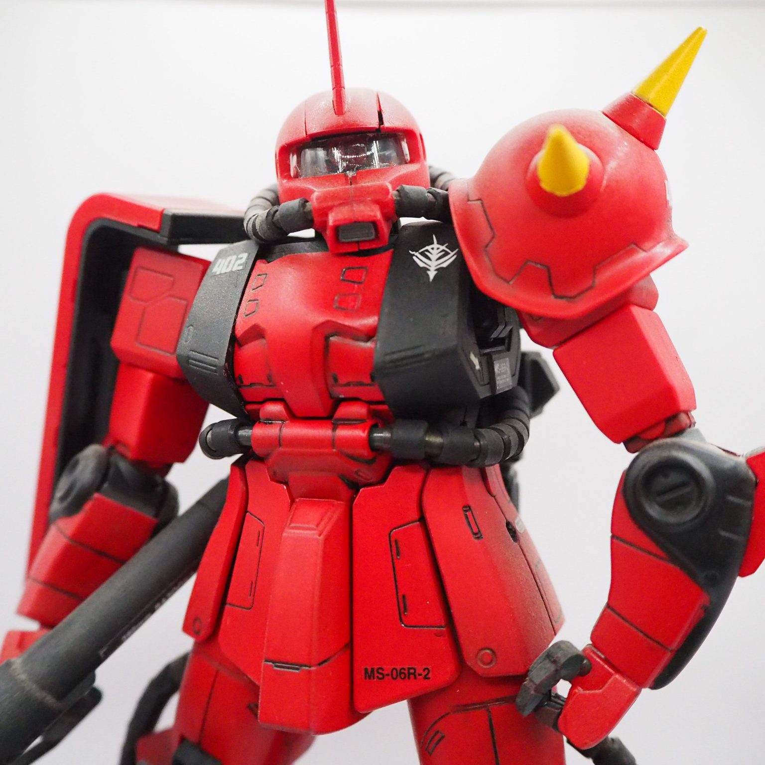 絶品】 【完成品】 MG ガンダム ジョニーライデン 専用ザク ザク 塗装