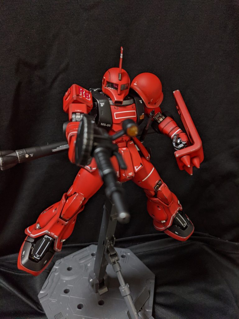 スコープ、モノアイをレンズパーツに交換してあります。