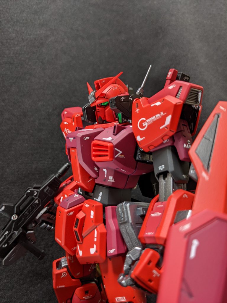 MGビルドガンダムMk-IIを使って普通のMk-IIにしてますw