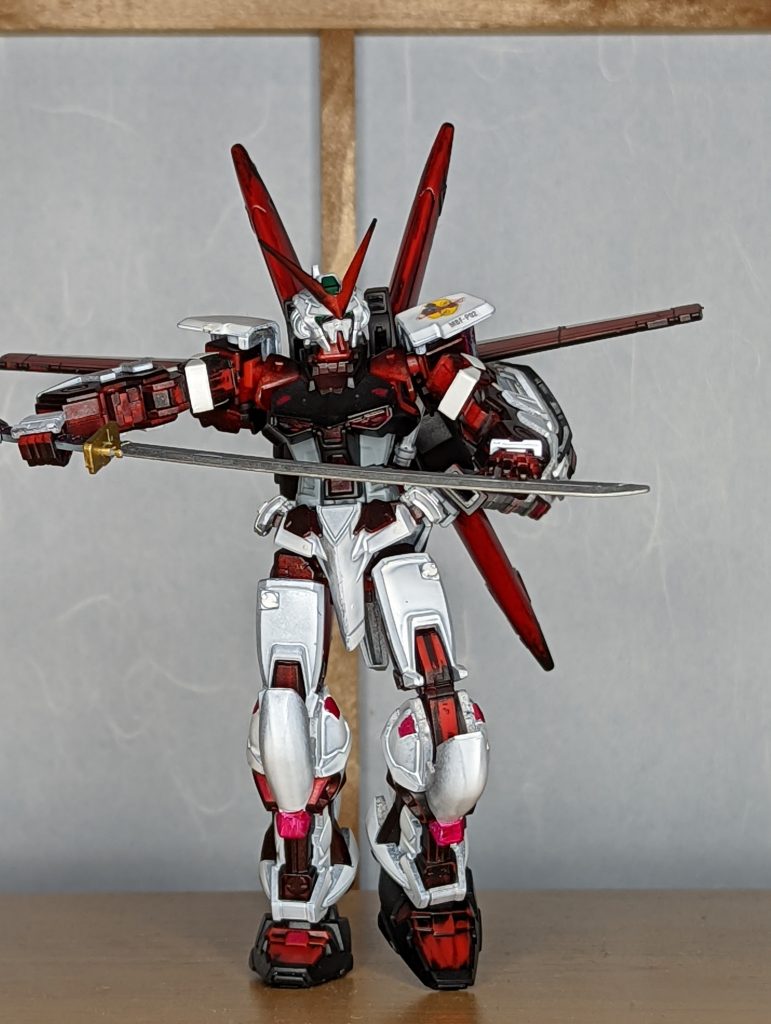 アストレイレッドフレームフライトユニット 全塗装–3枚目/制作者：@dora_e_m