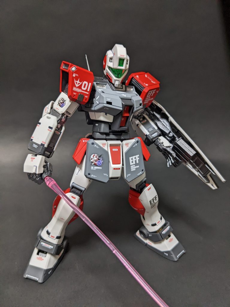 ビームサーベル、交換指等、基本的にはジム・コマンド(^^)