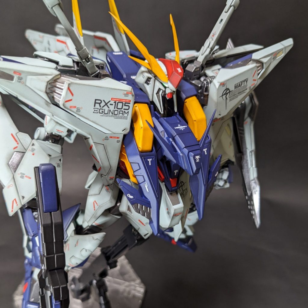 HGUC Ξ ガンダム（小説表紙イメージver）｜ver.koさんのガンプラ作品｜GUNSTA（ガンスタ）