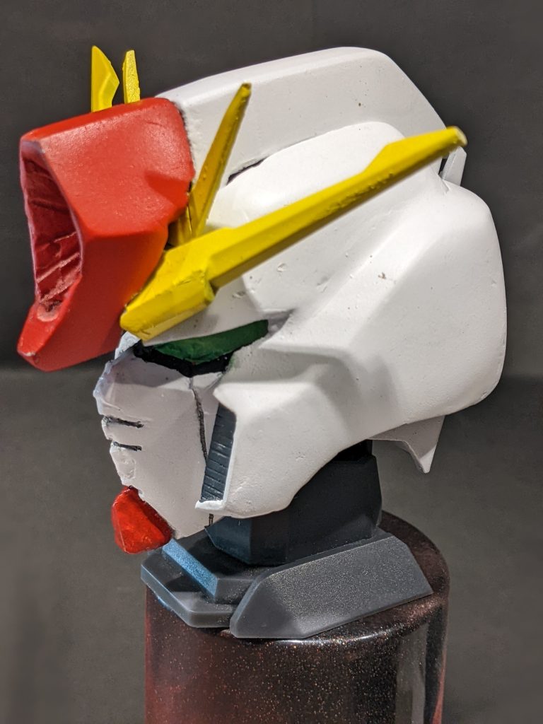 好みの旧ダブルゼータ感を。強めに面長に。処理の甘さは初めてなんで許してください…（泣）