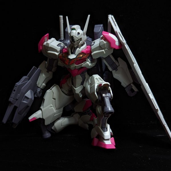 ガンダムルブリス(水星の魔女 PROLOGUE)素組み+墨入れ