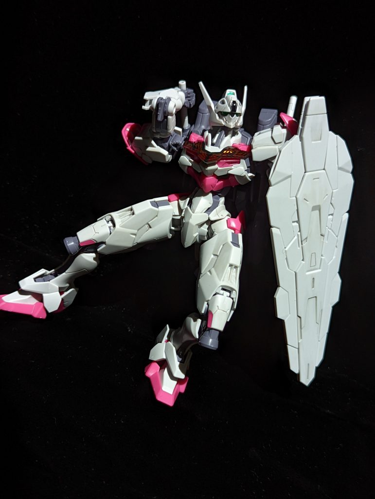 ガンダムルブリス(水星の魔女 PROLOGUE)素組み+墨入れ–3枚目/制作者：@dora_e_m