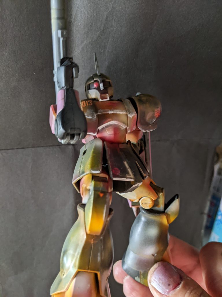 戦火塗装…ザク–3枚目/制作者：やまさん