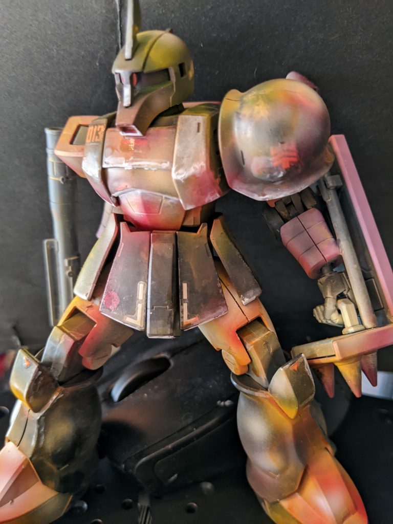 戦火塗装…ザク–2枚目/制作者：やまさん