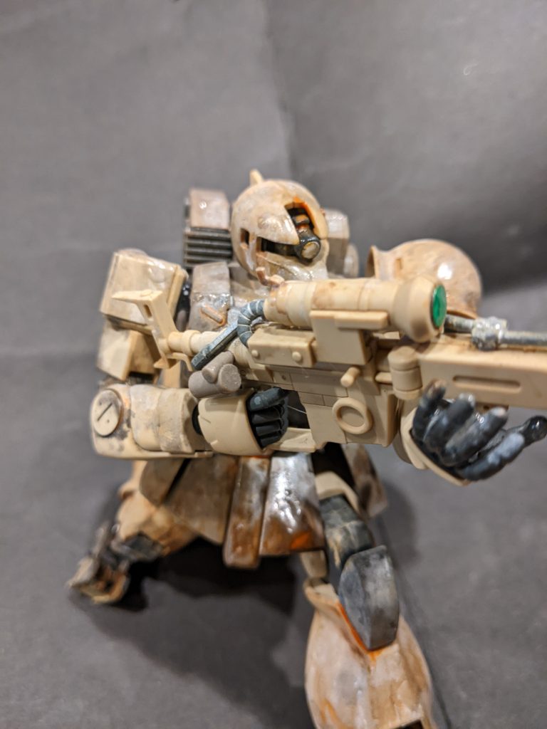 雨足の中のスナイパーザク–3枚目/制作者：やまさん