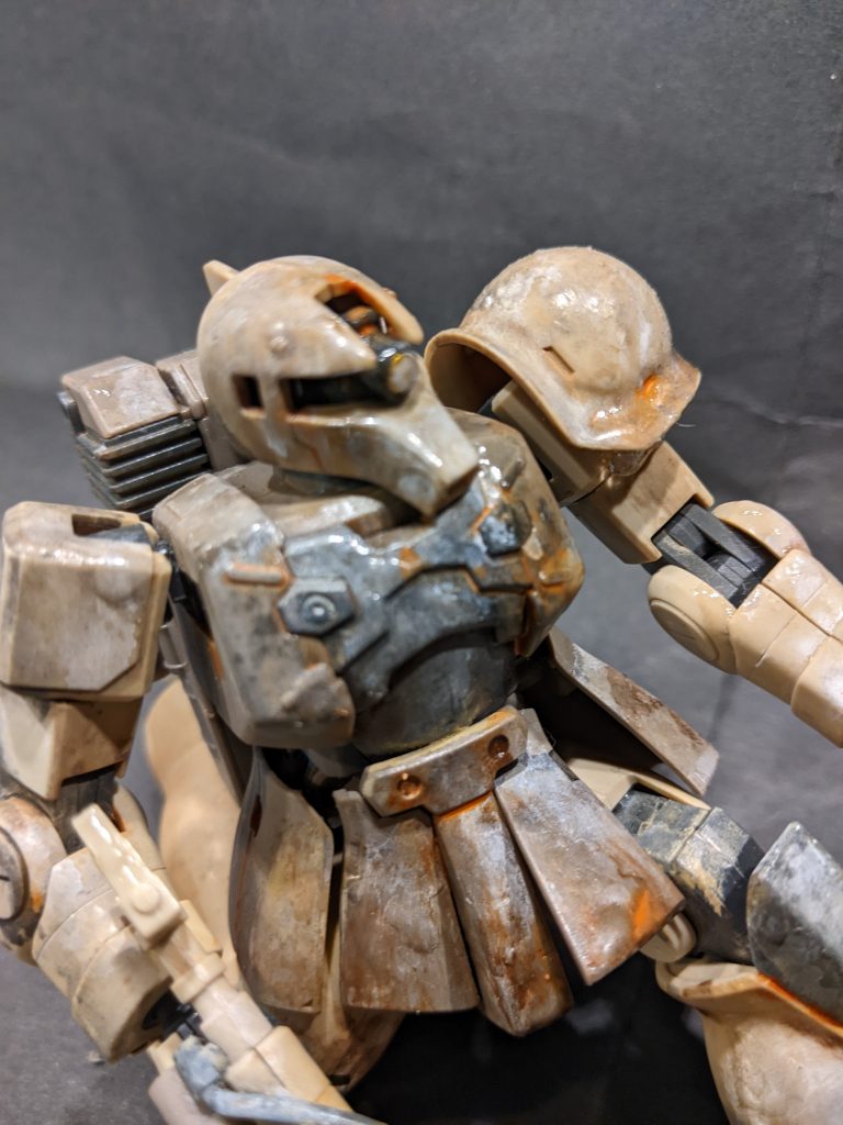 一応レジン垂らしてみたものの…難　身近な素材で雨をどうにか表現できないか…