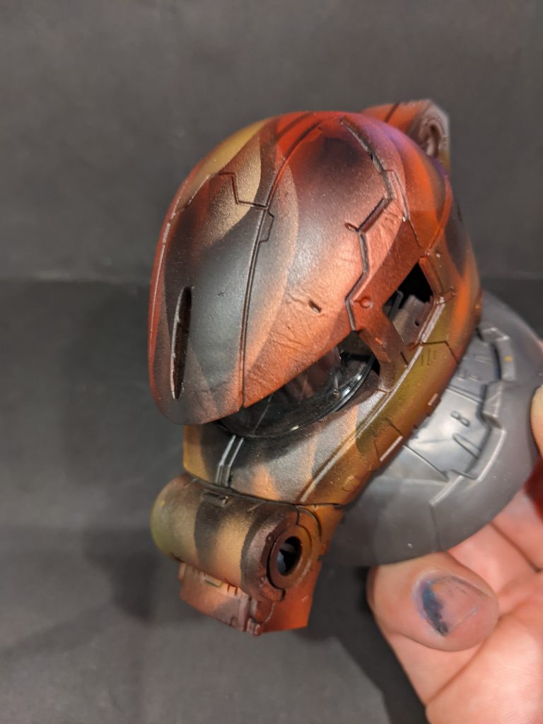 ザクヘッドFIREペイント風塗装–5枚目/制作者：やまさん