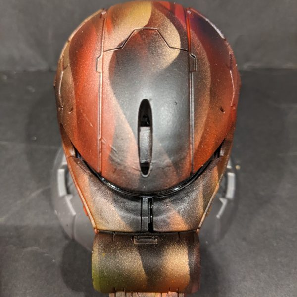 ザクヘッドFIREペイント風塗装