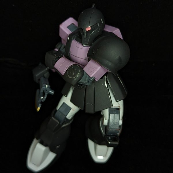 HGUC 1/144 ザクI 黒い三連星仕様 つや消しトップコート