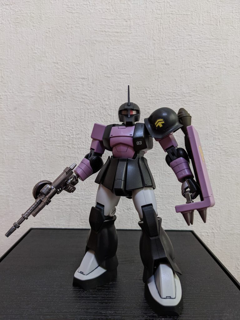 ツノも付けてみた簡単に脱着可能なので、コッチでもパチリ📸でも、やっぱ「坊主」の方がシックリ来るかな。