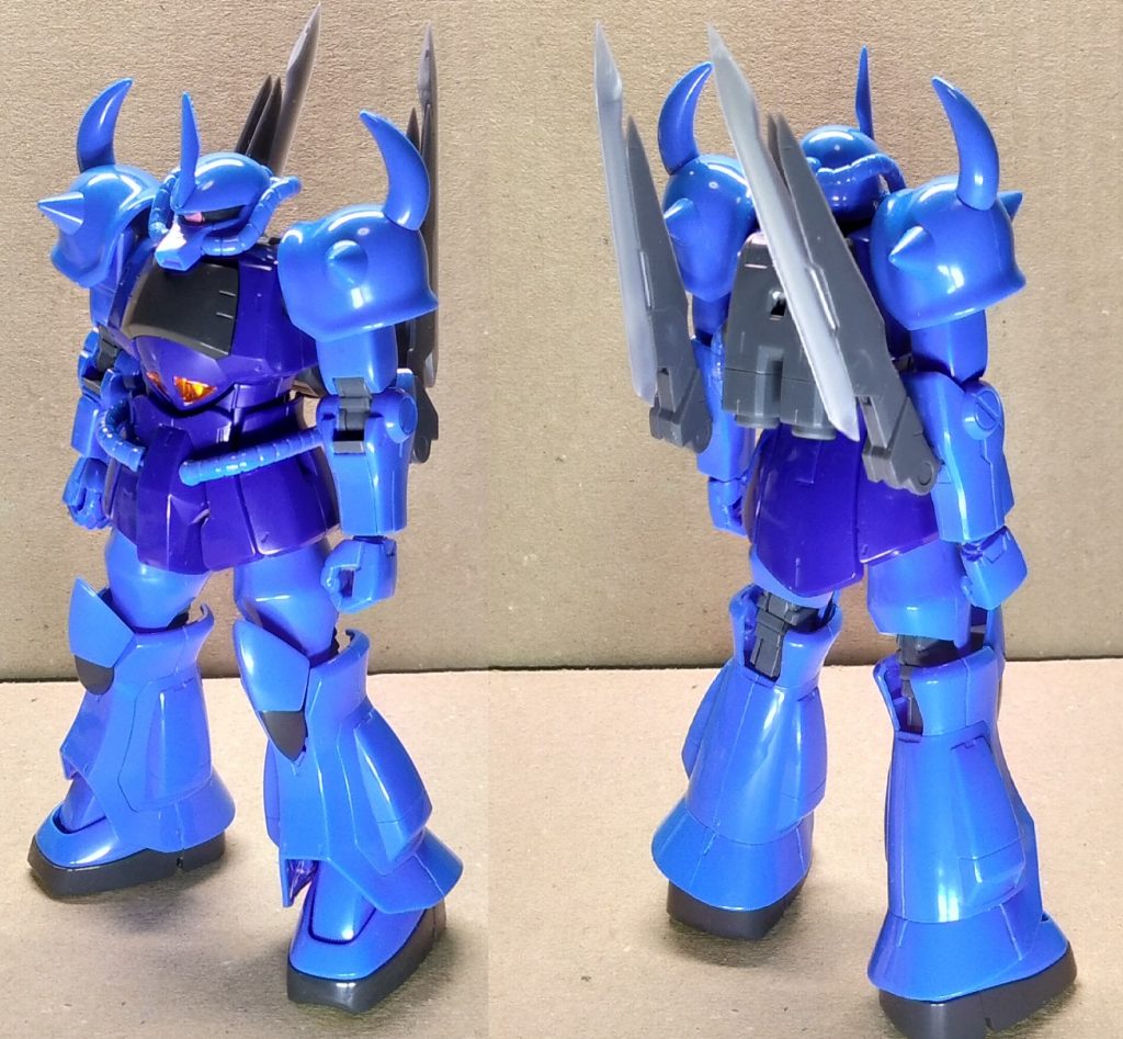 ザク・グフ等の細身のMSの方が剣が似合うなと思っています。