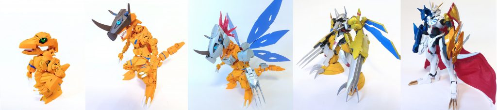 これでアグモンの系図が一応出来上がりました。ウォーグレイモンはこちらオメガモンはこちらあとは勇気の絆か・・・ウィルスルートまでは流石に無理ですw
