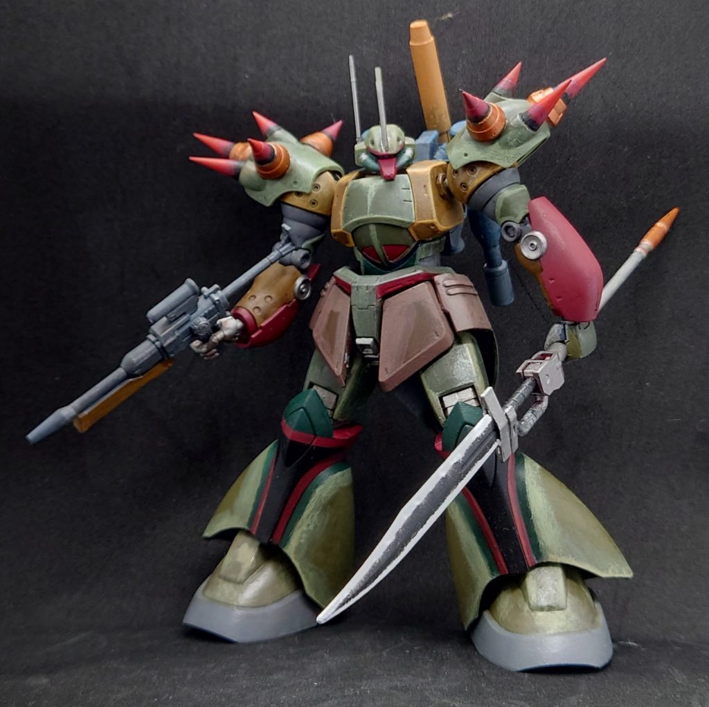 武器は余ってたヒート剣とキャンペーンの銃です。銃はバレルを切り詰めてあります。