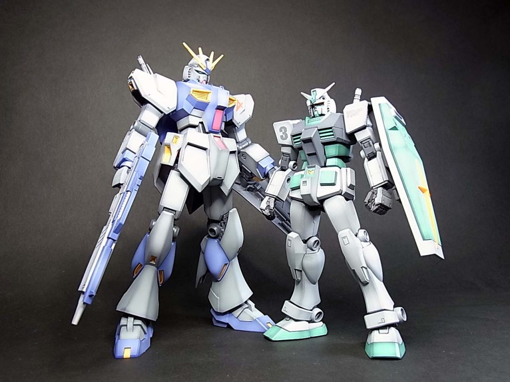 その中でもこのEGは酸いも甘いも経験し尽くした美熟女のように、ほっとする誰もが違和感を感じないデザインのガンダムでありました。
