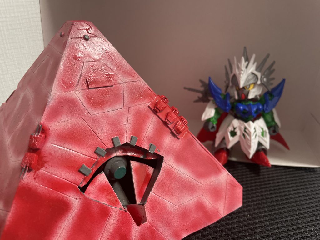 サイズ比較sdGセルフとか出たらいい感じに飾れそうです。