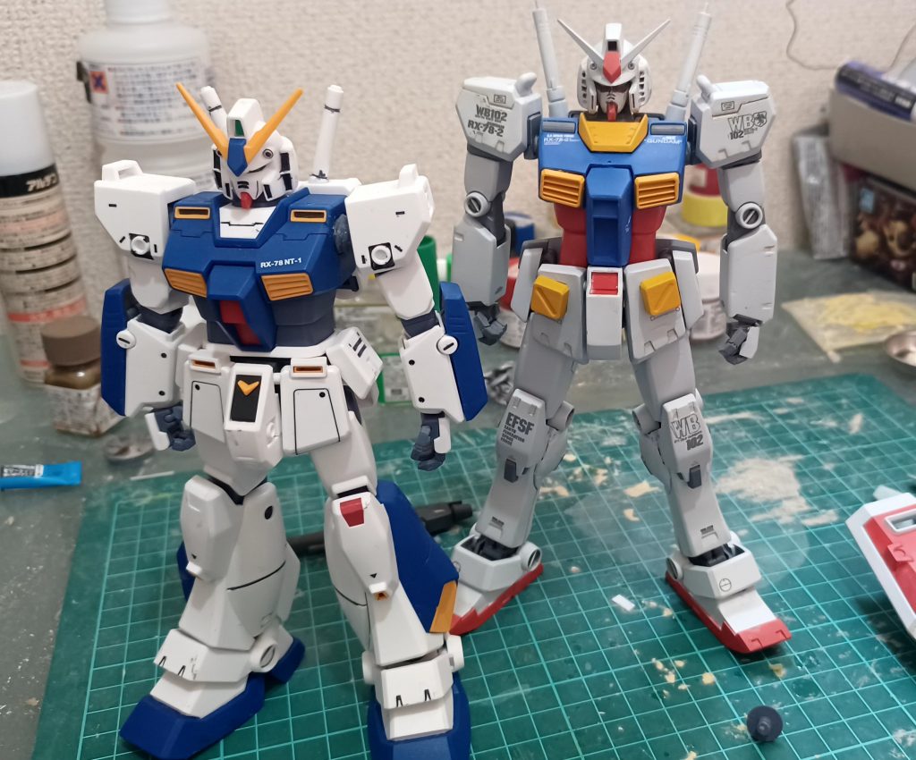 元々はジャンクで買ったNT-1のver.1.0です。足首のデカさが我慢できないです。