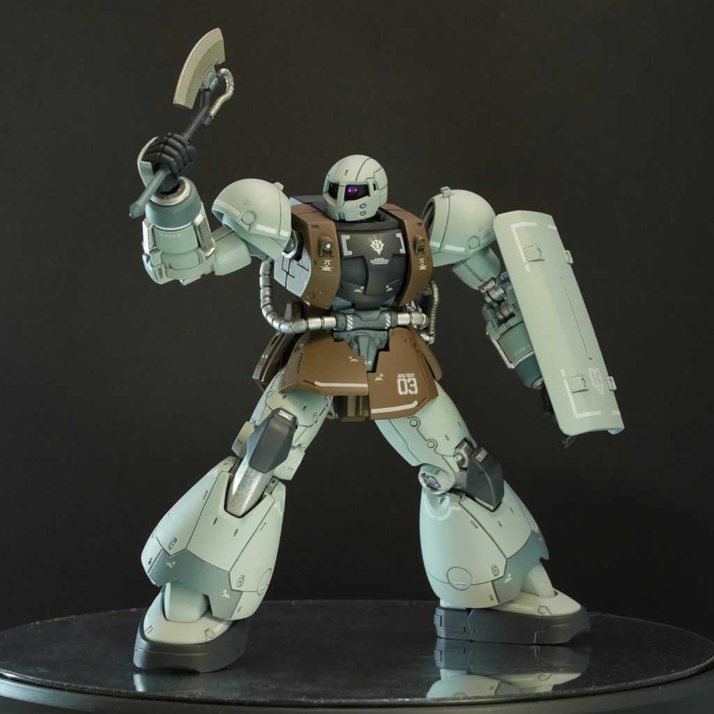 ポーズその2・ヒートホーク。　