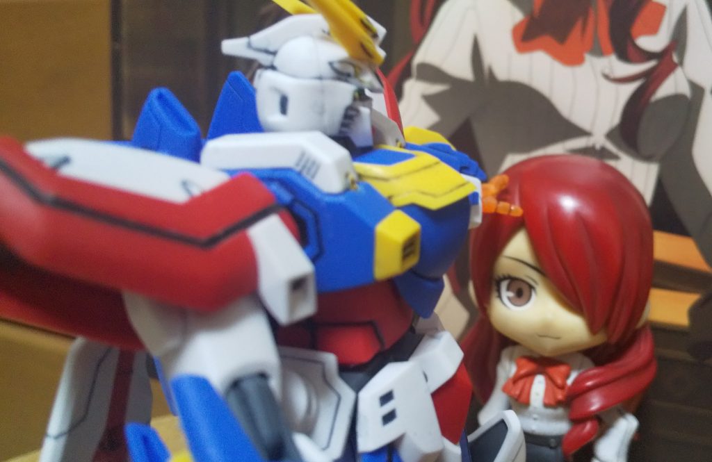 :ゴッドフィンガーモードのハンドパーツも付属だ。…巽君、君の真っ赤に燃えた手は暑いぞ！？💦