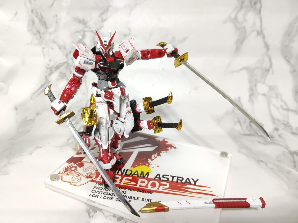 rg 紅異端 ver.四刀 Astray–5枚目/制作者：@fox_chi_zeng