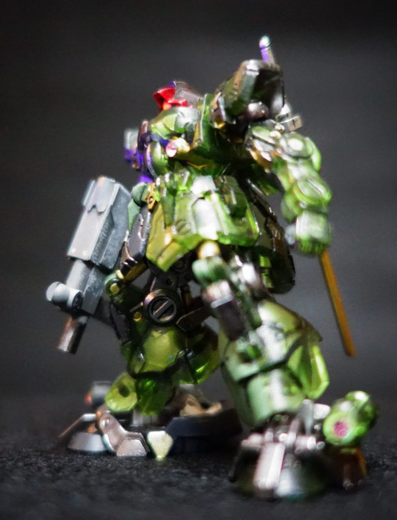 友人のもらった電動エアブラシコンプレッサーと、ガンマカ・エアブラシがいい仕事をしてくれました。メカニックモデルは昭和の少年のロマンですね。