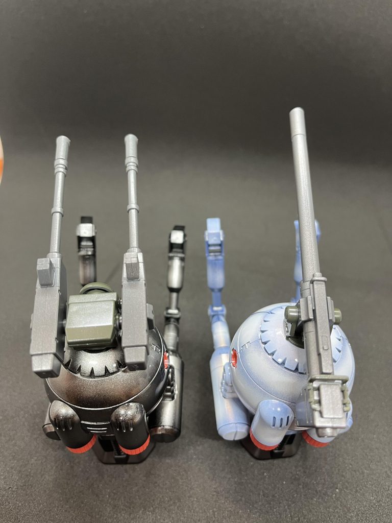 アームはより暗くなるようにしました