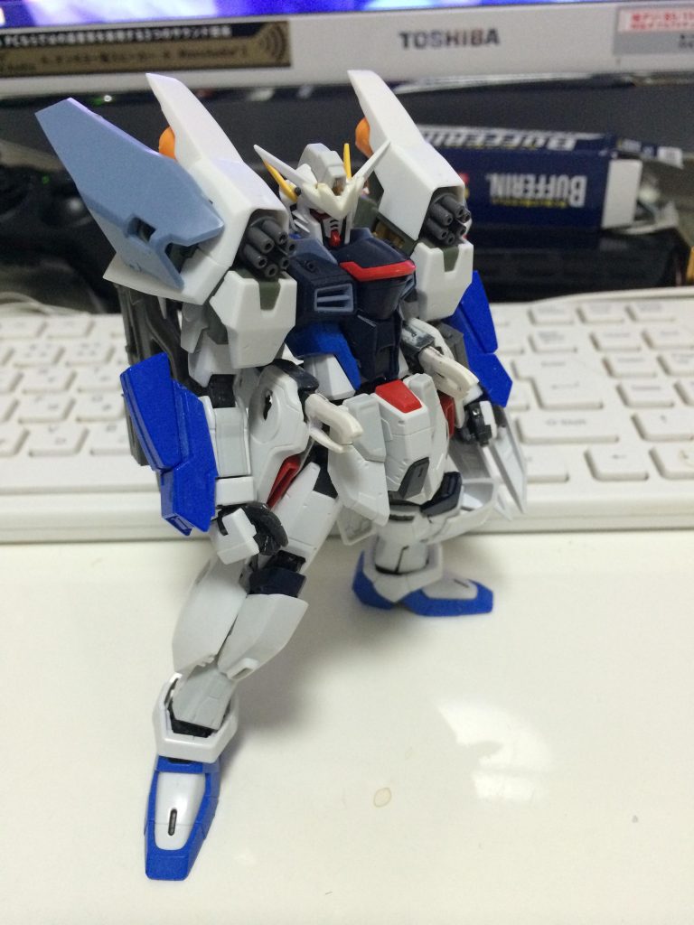 無塗装でも全体的にバランス良く出来たな~と当初は大満足でした。