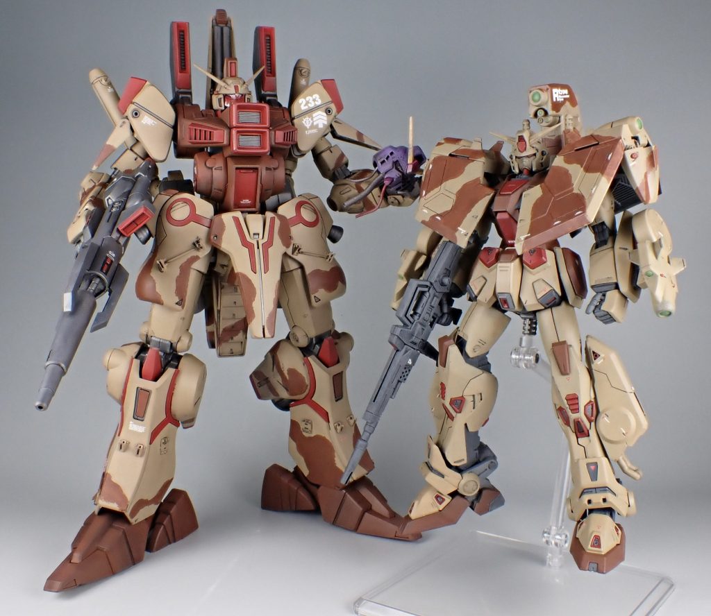 昨年作ったF90と。改めて見比べるとサイズ差がすごいです。