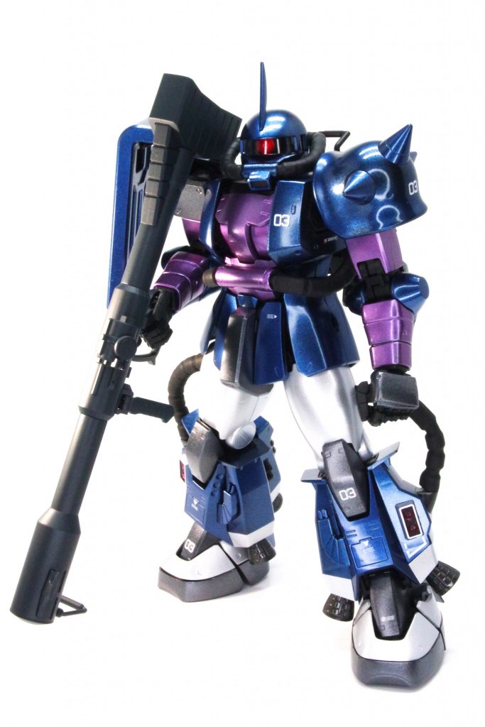 そして5mmに変更すると目が大きくなりすぎました(笑)はめ込むのも一苦労、4mmの砲弾があればよかったですね。