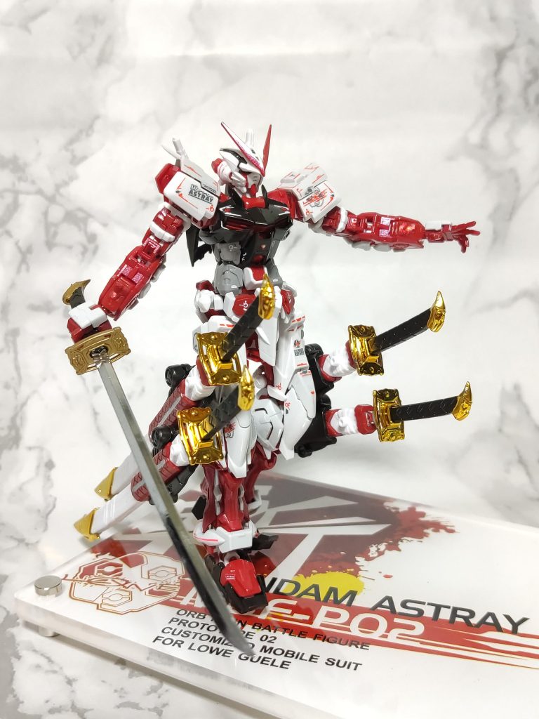 rg 紅異端 ver.四刀 Astray–4枚目/制作者：@fox_chi_zeng