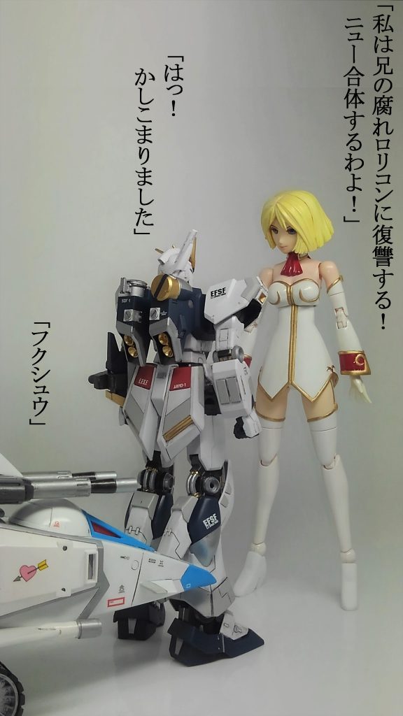 セイラ ＆ νガンダム–5枚目/制作者：TOMSIM