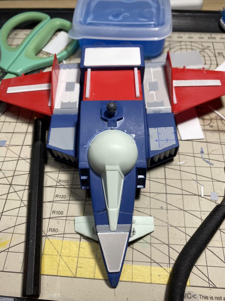 プラ板でディテールアップ