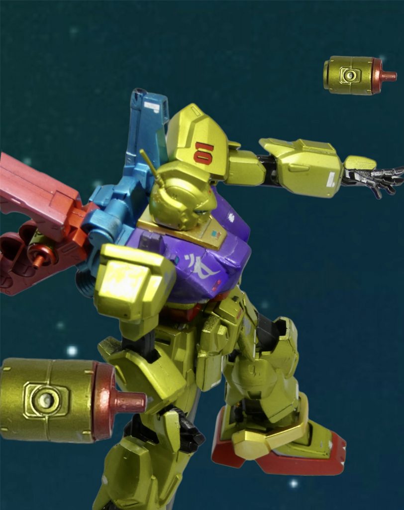 本機はクワトロ大尉が搭乗し数回ほど出撃したが、予定より早く完成した百式に早々に乗り換えられ、研究用として再びAE社へ送り返された。彼曰く「良い体験が出来た。しかしあの機体では半年も持たないな。」といわしめた不遇のガンダムであった。