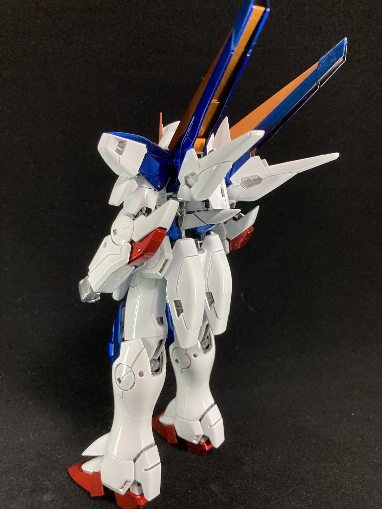 白いパーツはEXブラック→スターブライトシルバー→EXホワイト＋EXクリア→EXクリア