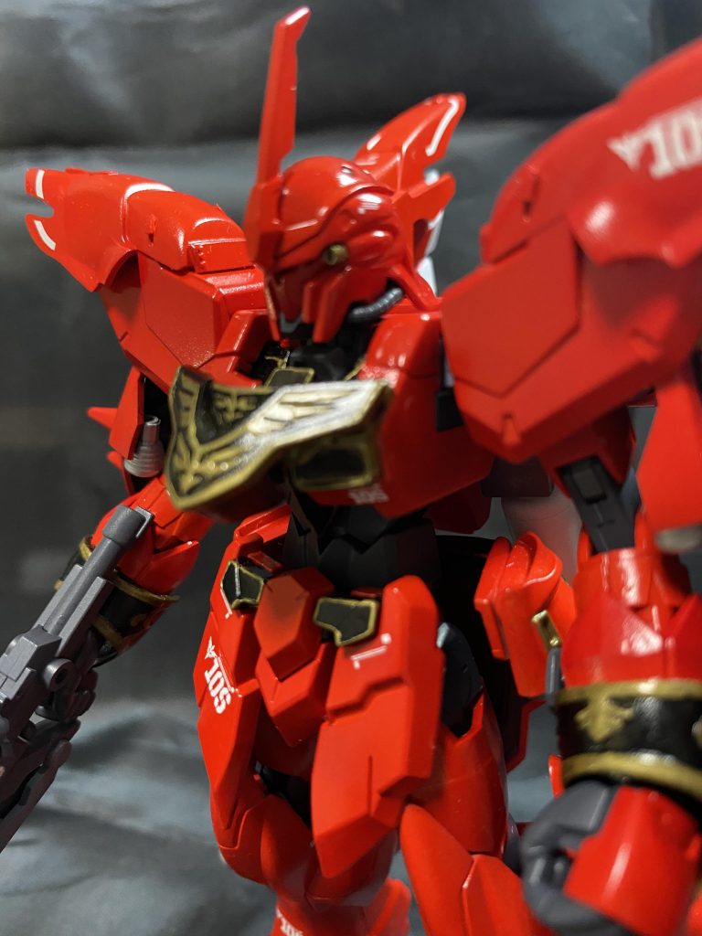 バストアップ!最終形態をイメージしつつ満足いく製作ができました。ガンプラは自由だ〜!