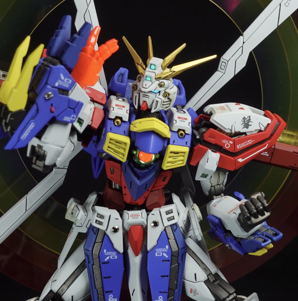 俺のこの手が真っ赤に燃えるぅ！勝利を掴めと轟き叫ぶぅ！！