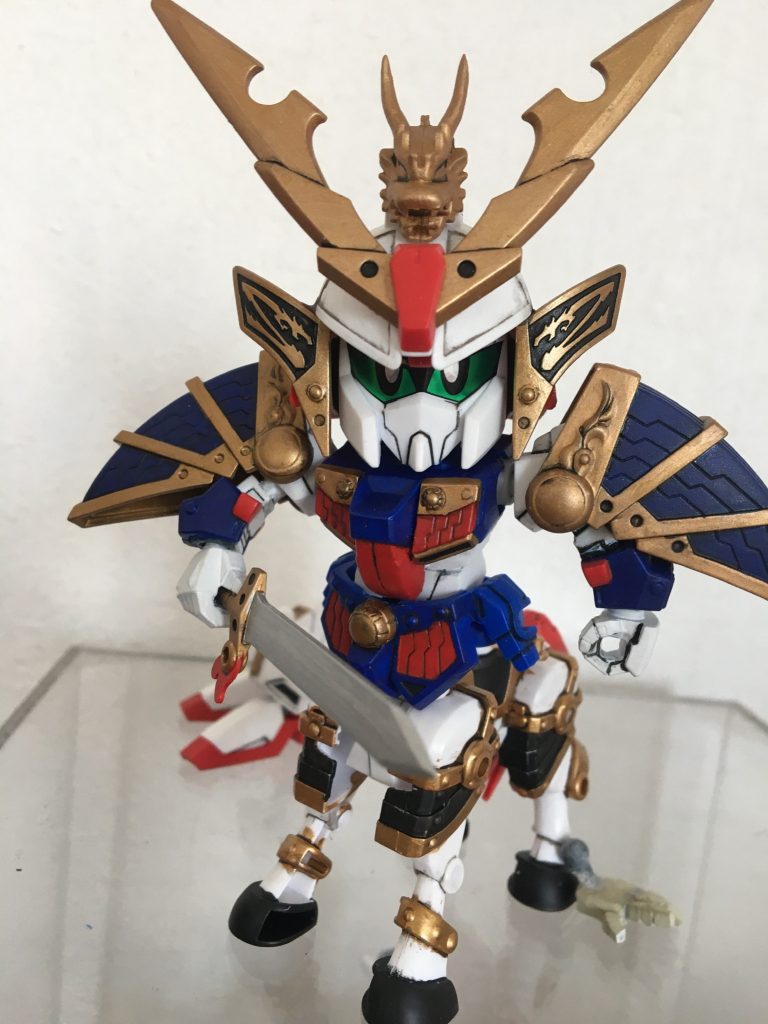 ケンタウロス形態も出来ます。筆塗りで頑張りました。