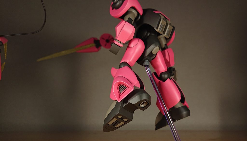 メインスラスター、脛横スラスター、脚裏等の作り込み欲張りアングル