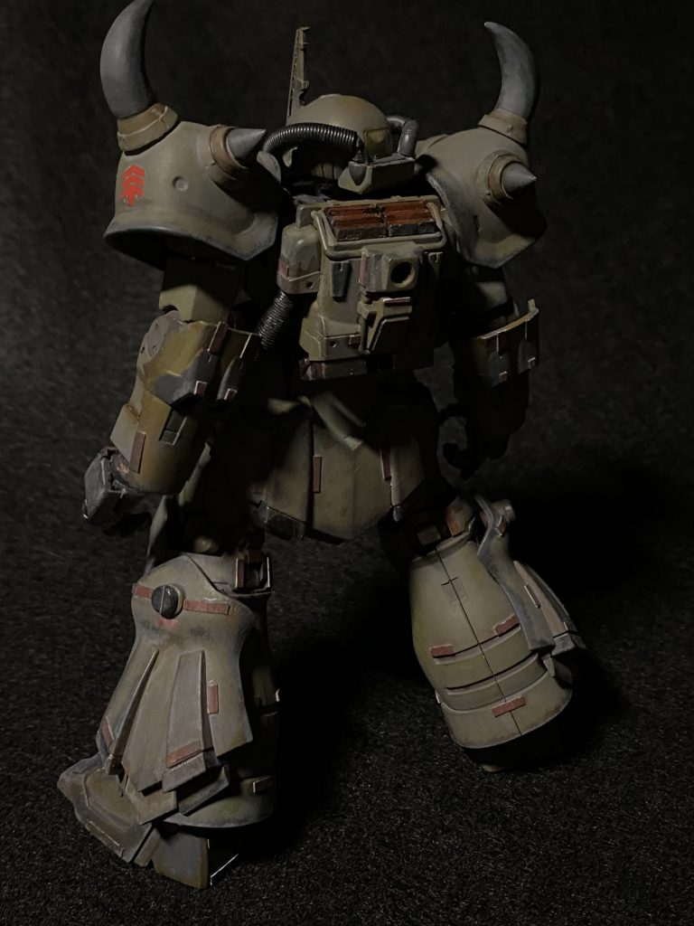 前から違和感はないですか、後方から見ても普通にグフだなと思えてしまう(о´∀`о)