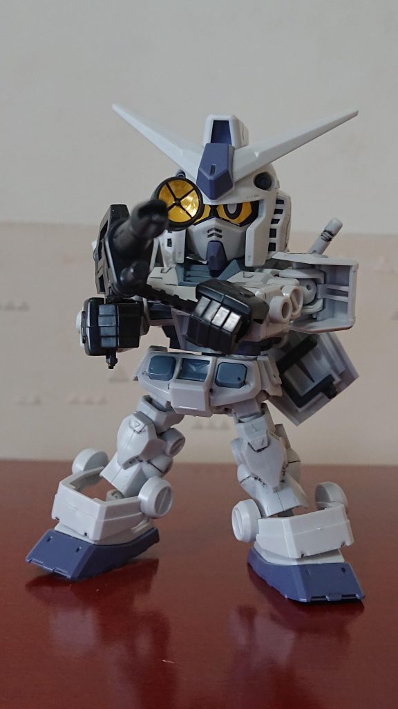 いつもの両手持ち。ちょっとズレましたf(^^;