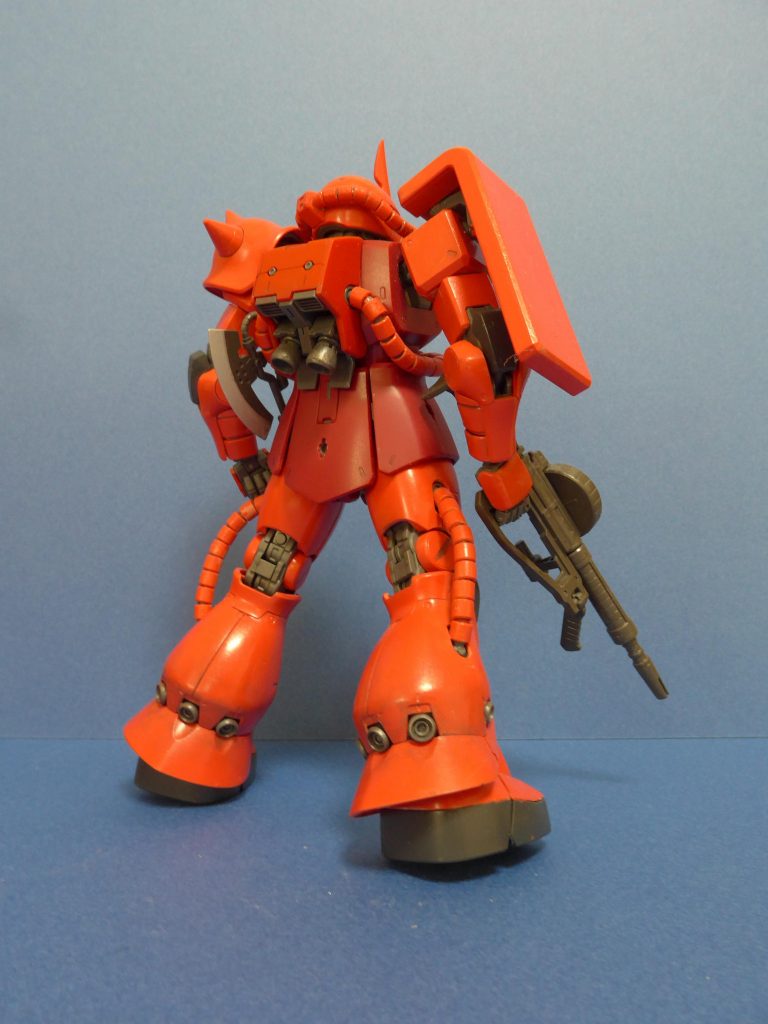 ふくらはぎ下は少し汚しいれています。