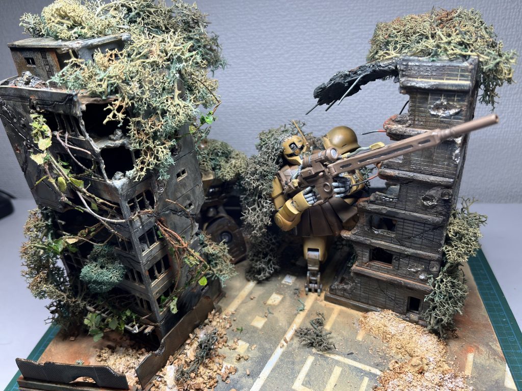 ジオラマ2 ザクIスナイパー–2枚目/制作者：inunogohan