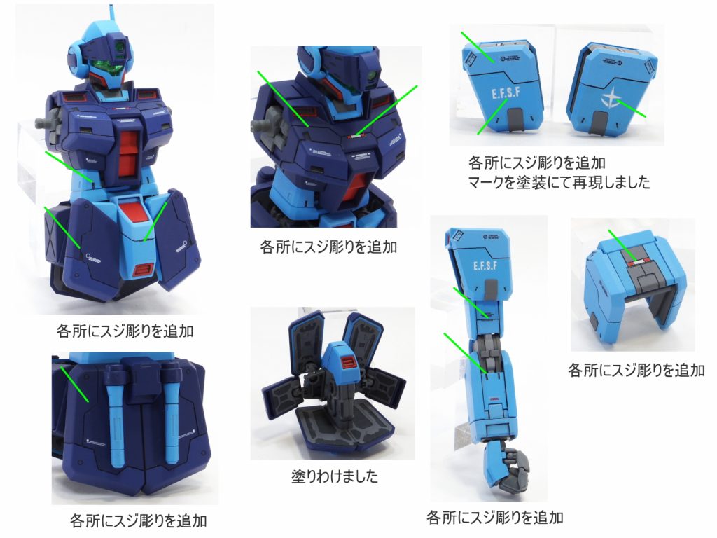 MG ジムスナイパーⅡ–2枚目/制作者：gunplacraft