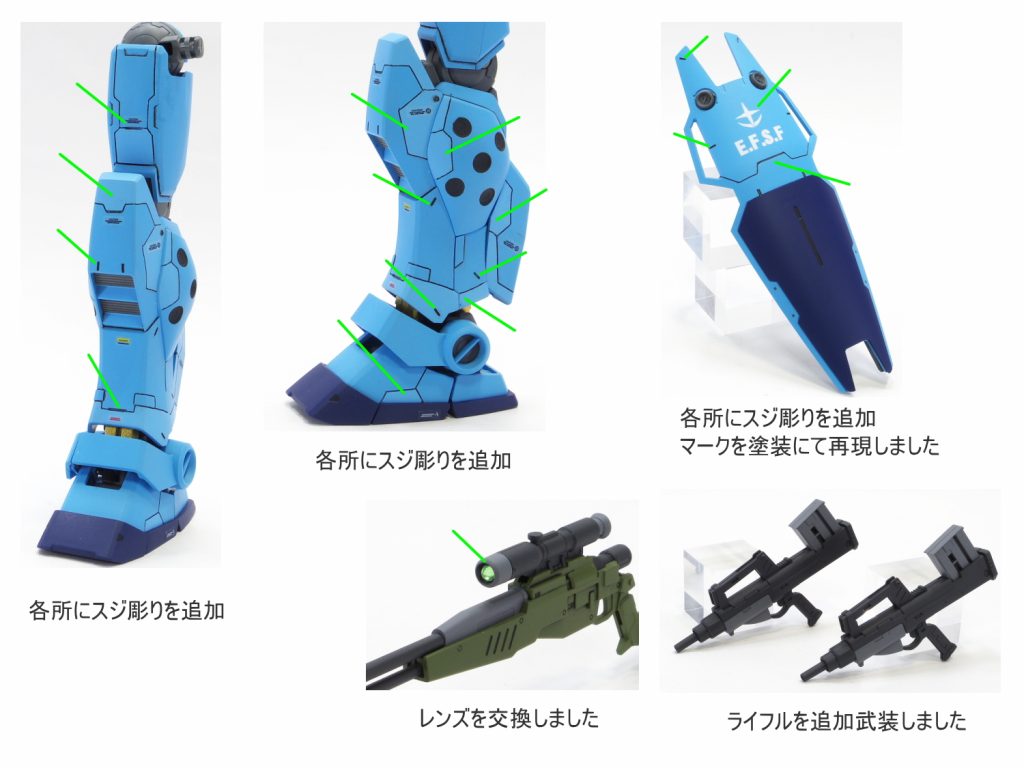 MG ジムスナイパーⅡ–3枚目/制作者：gunplacraft