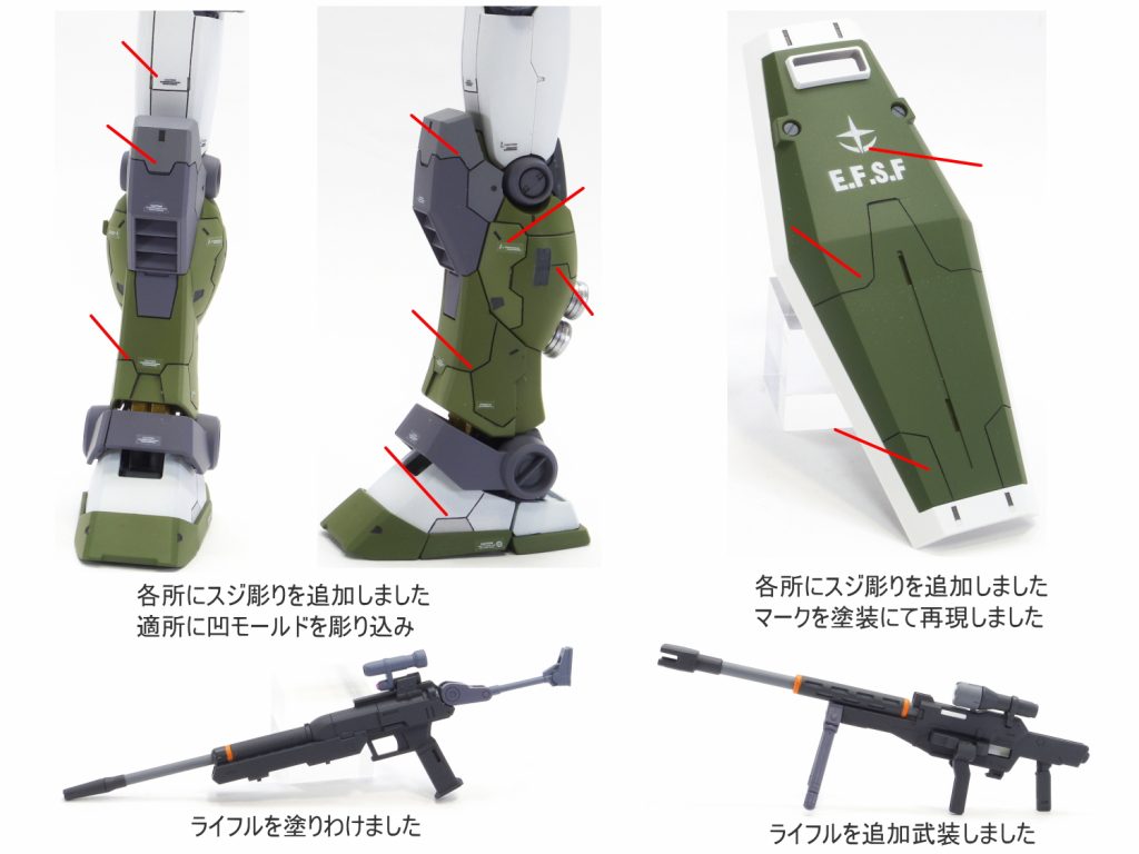 MG ジム スナイパーカスタム–3枚目/制作者：guplafactory
