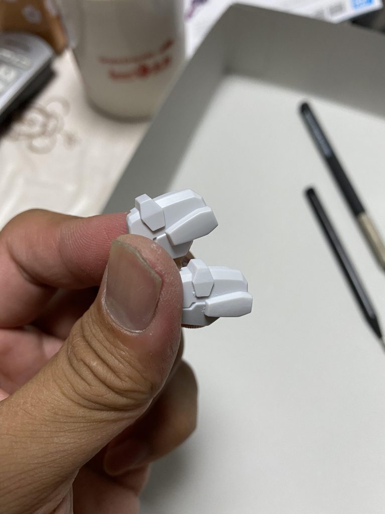 エッジを立ててみたんですけど、肝心の塗装でやらかしてしまい全く分からなくなってしまいました_(┐「ε:)_