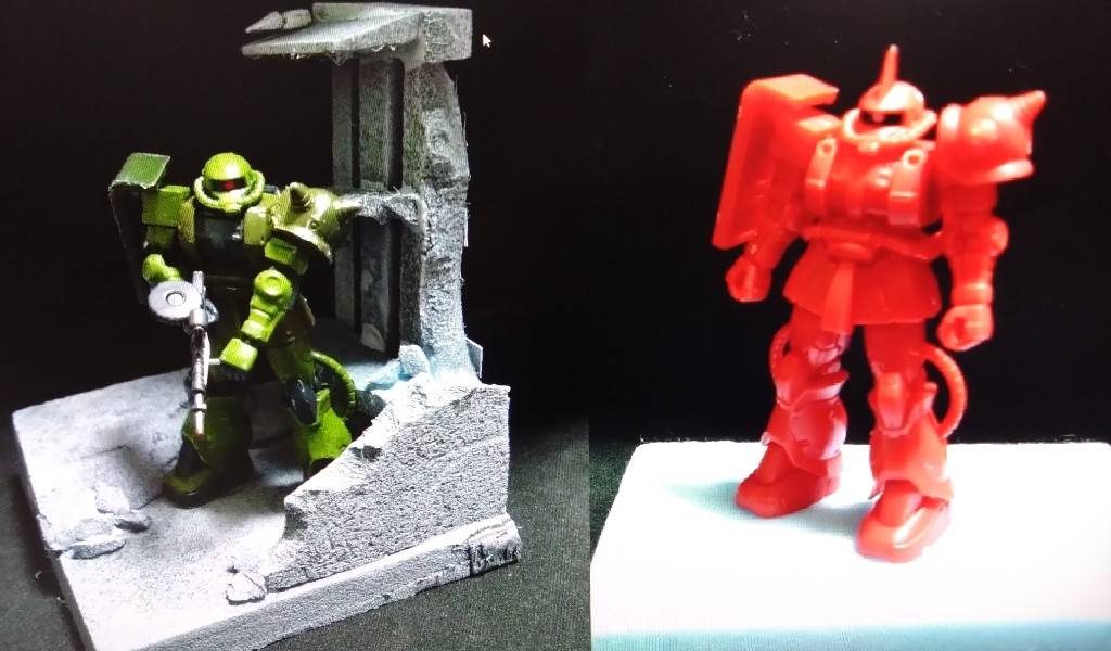 ガシャプラ　ザク–3枚目/制作者：やま